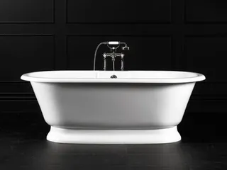 York Freestanding bath with plinth 1742 x 799mm, without overflow image
