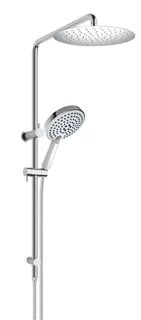 Aria 3F Shower twin shower with 250mm S/Steel rain shower image